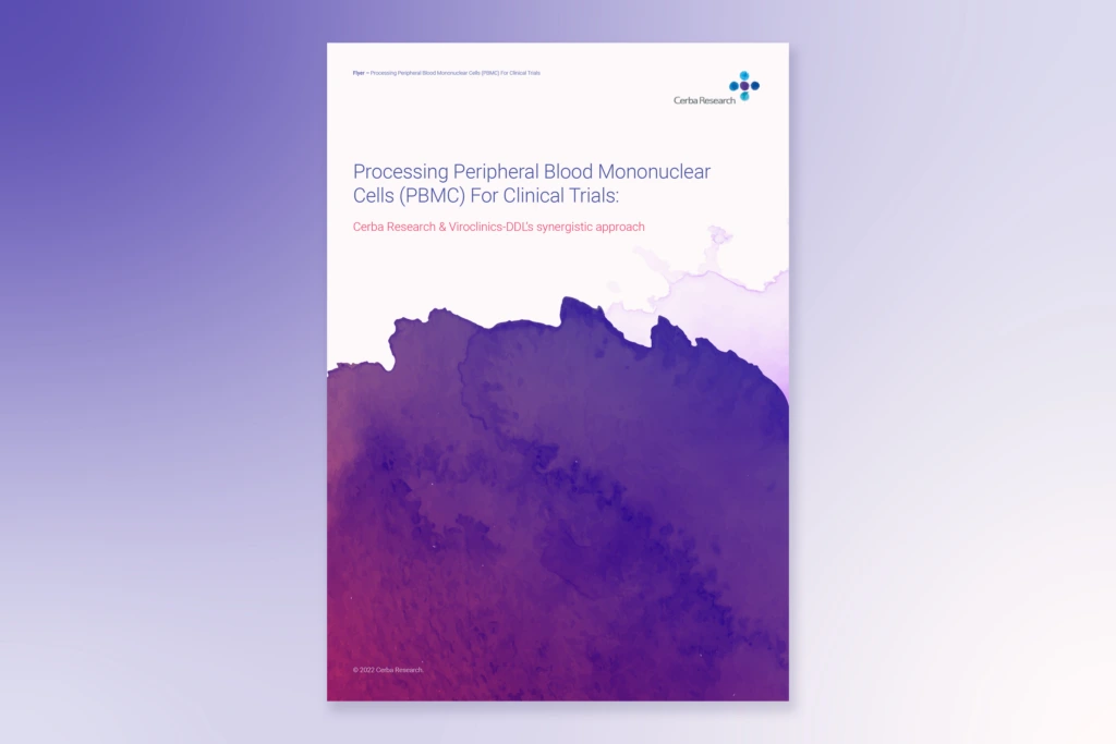 Processing Peripheral Blood Mononuclear Cells (PBMC) For Clinical Trials