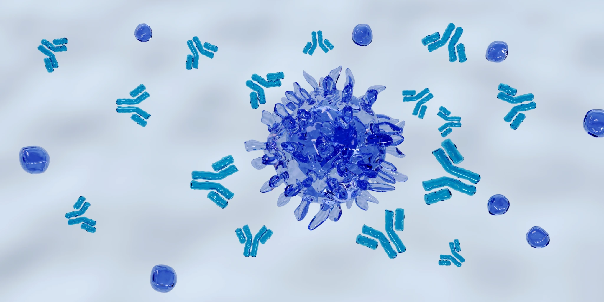 T-cell,Or,B-cell,With,Antigen,Concept.,White,Blood,Cells.,Car