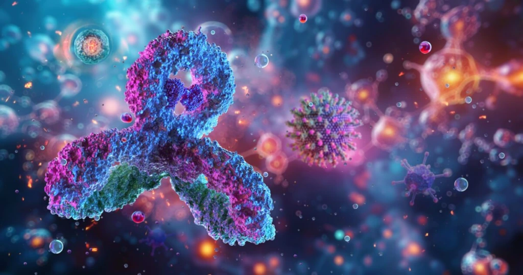 Antibodies,,Immunoglobulin,Ig,Proteins,3d,Medical,Image.,Immune,System,,Igm,
