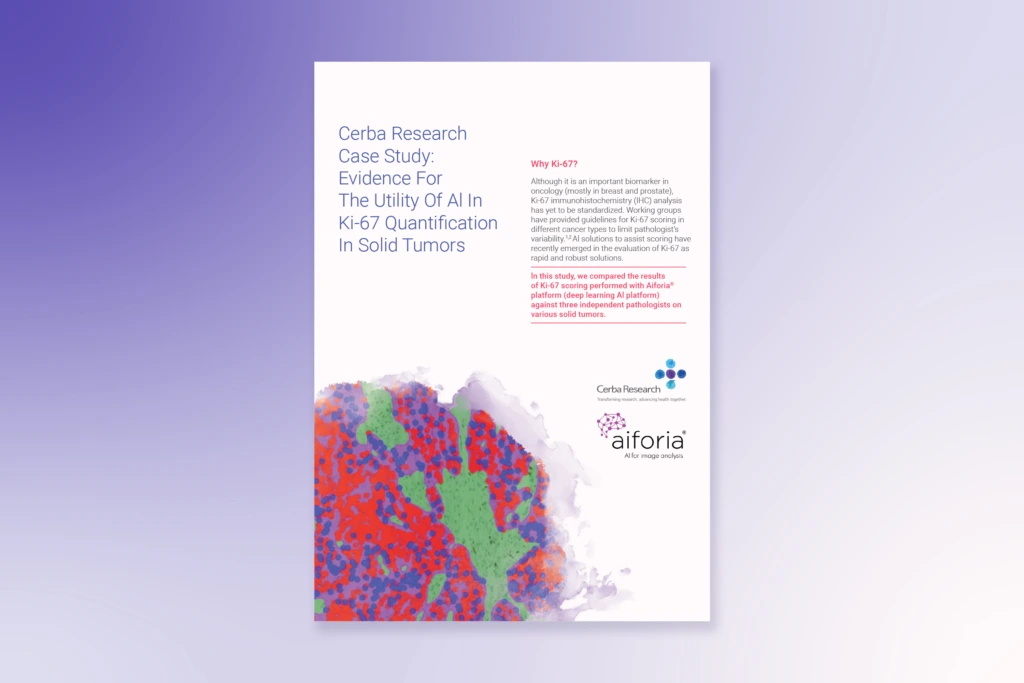 Evidence For the Utility of AI In Ki-67 Quantification in Solid Tumors