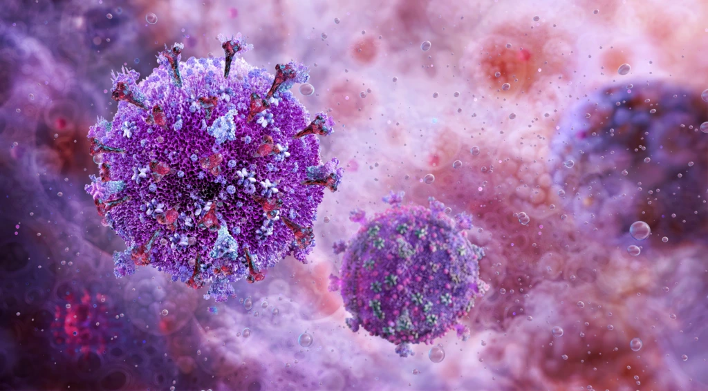 Hiv,Virus,Cells.,Human,Immunodeficiency,Virus,(hiv),View.,Acquired,Immunodeficiency